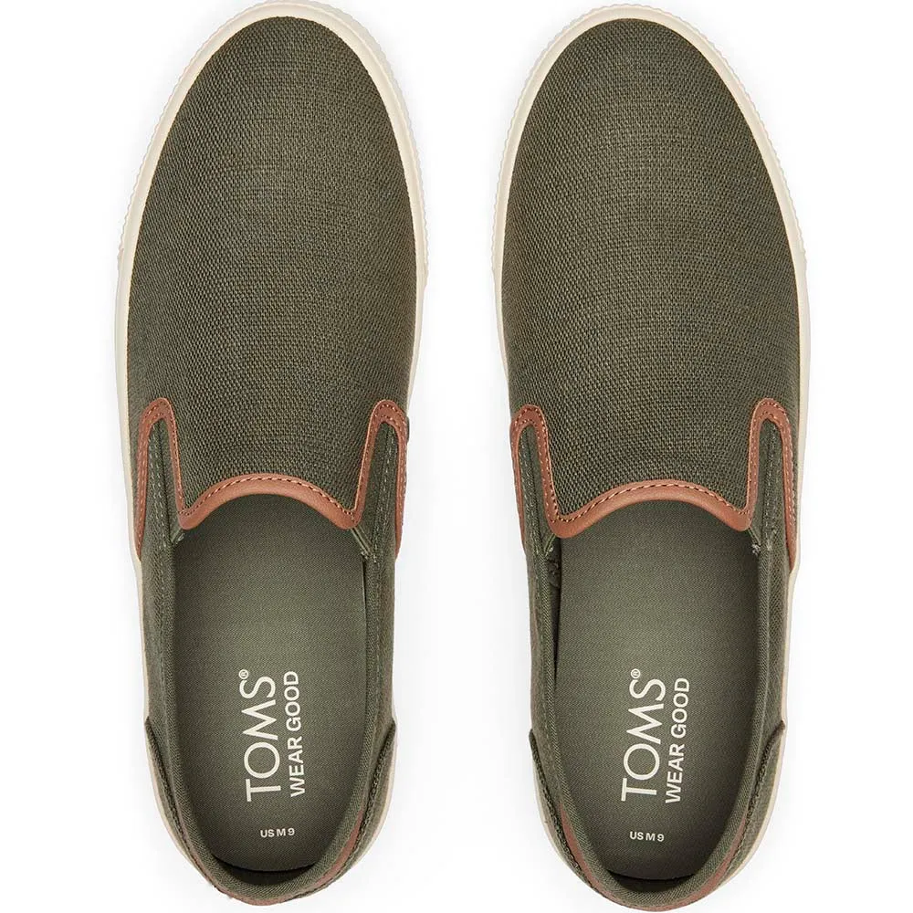 Toms Baja Men's Slip On - Synthetic Nubuck Trim