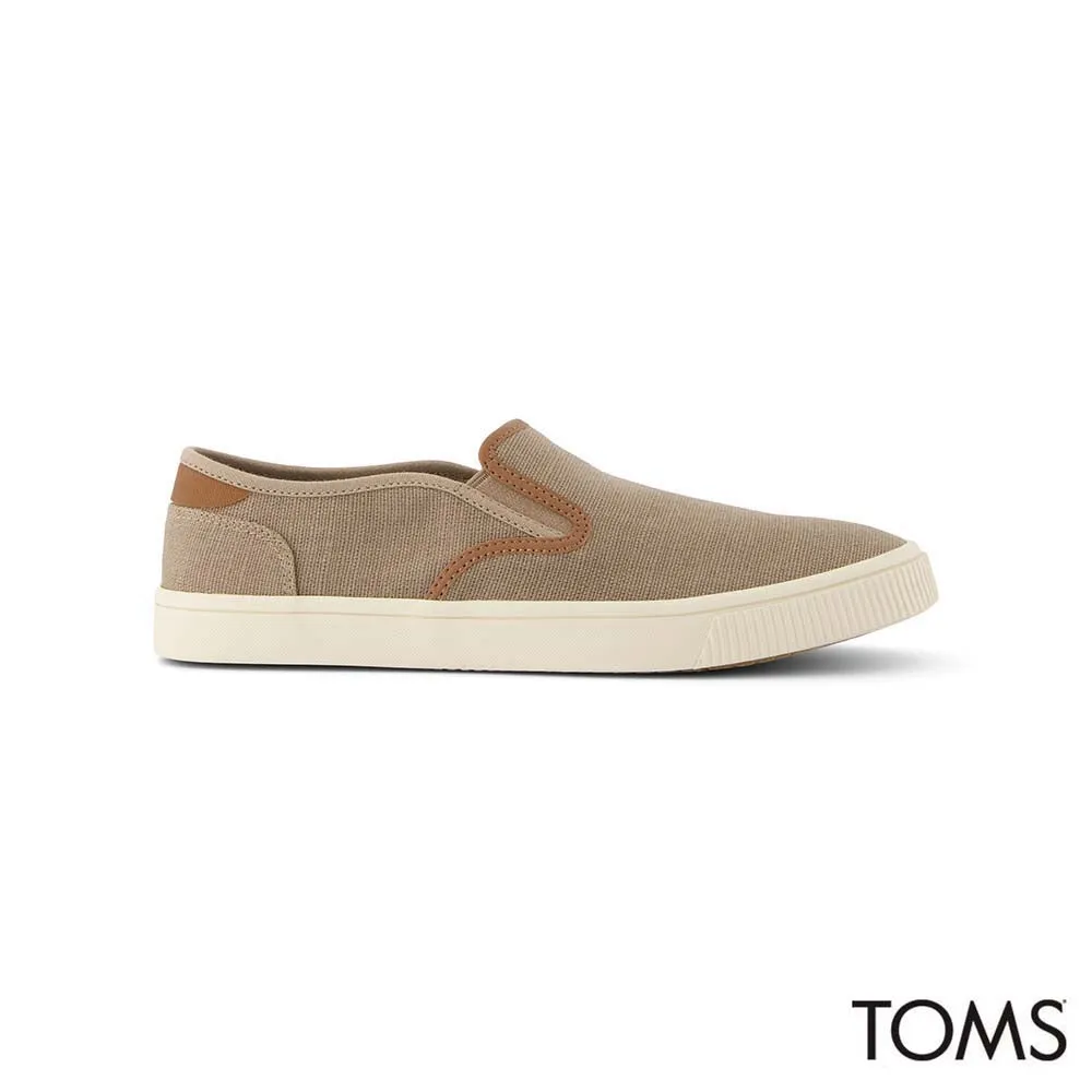 Toms Baja Men's Slip On - Synthetic Nubuck Trim
