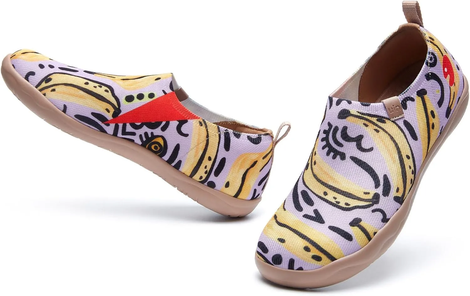 UIN Women's Art Travel Shoes Toledo Ⅰ Knit Slip On Comfort Sneaker Art Series