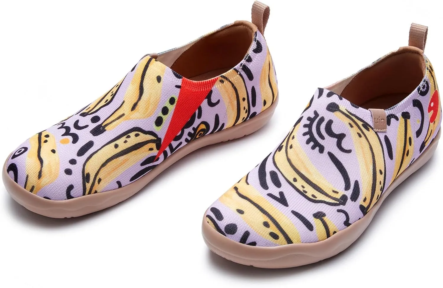 UIN Women's Art Travel Shoes Toledo Ⅰ Knit Slip On Comfort Sneaker Art Series