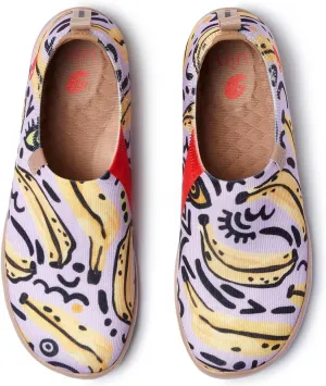 UIN Women's Art Travel Shoes Toledo Ⅰ Knit Slip On Comfort Sneaker Art Series