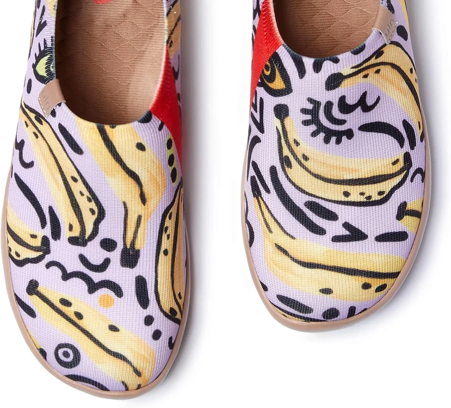UIN Women's Art Travel Shoes Toledo Ⅰ Knit Slip On Comfort Sneaker Art Series