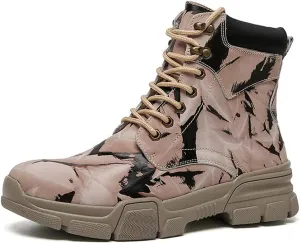 Unisex Hiking Tactical Boots, Winter Snow Boot, Waterproof Mountain Trekking Military Shoes