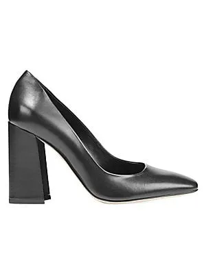 VIA SPIGA Womens Beatrice Black Soft Barcellona Pumps Size 8.5