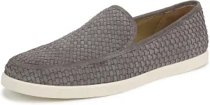 Vince Mens Sonoma Loafer Smoke Grey Woven Suede 11 M