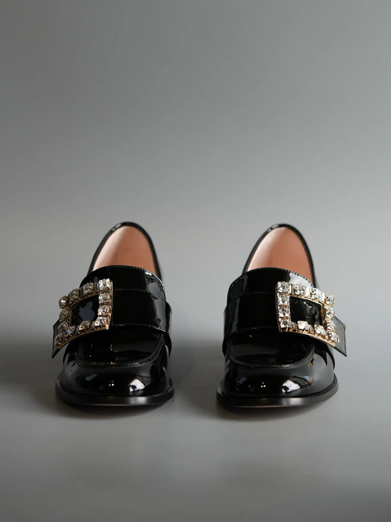 Viv Rangers Crystal Buckle Loafer Size 37 EU (24.5cm)