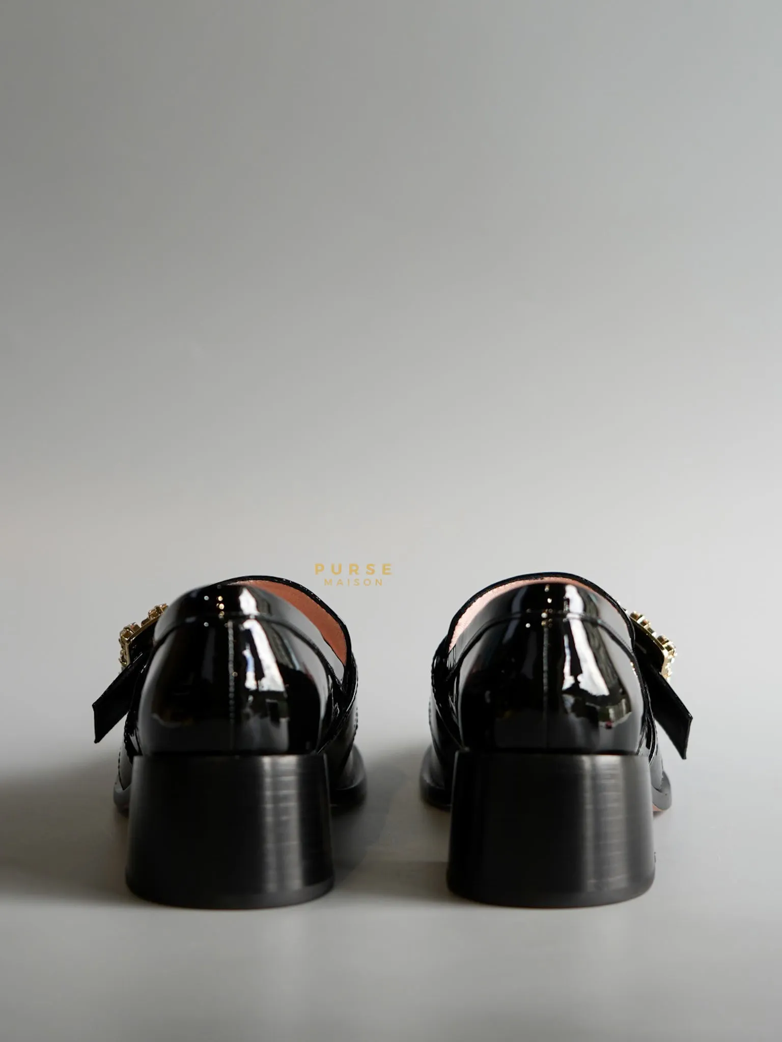 Viv Rangers Crystal Buckle Loafer Size 37 EU (24.5cm)