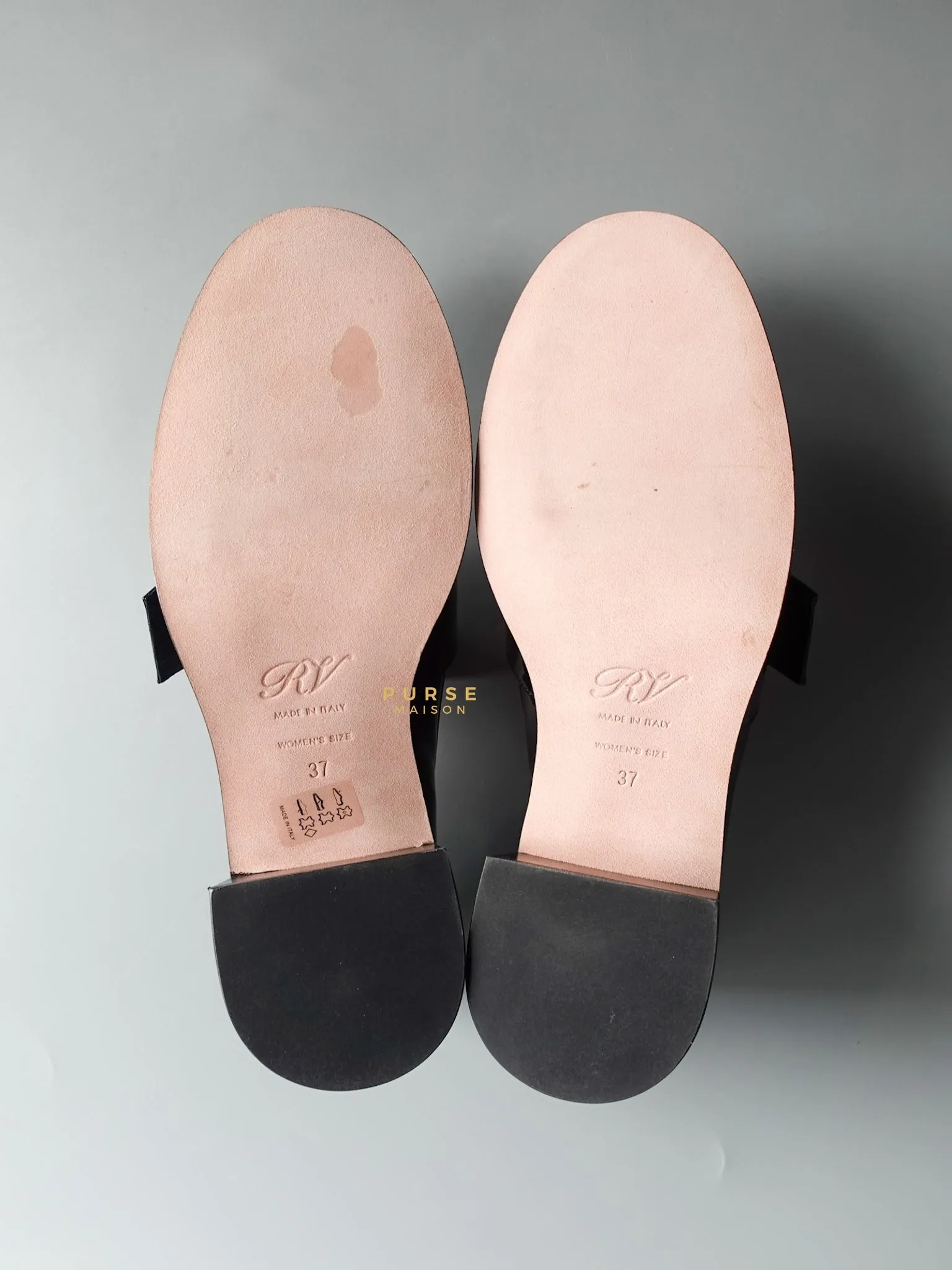 Viv Rangers Crystal Buckle Loafer Size 37 EU (24.5cm)