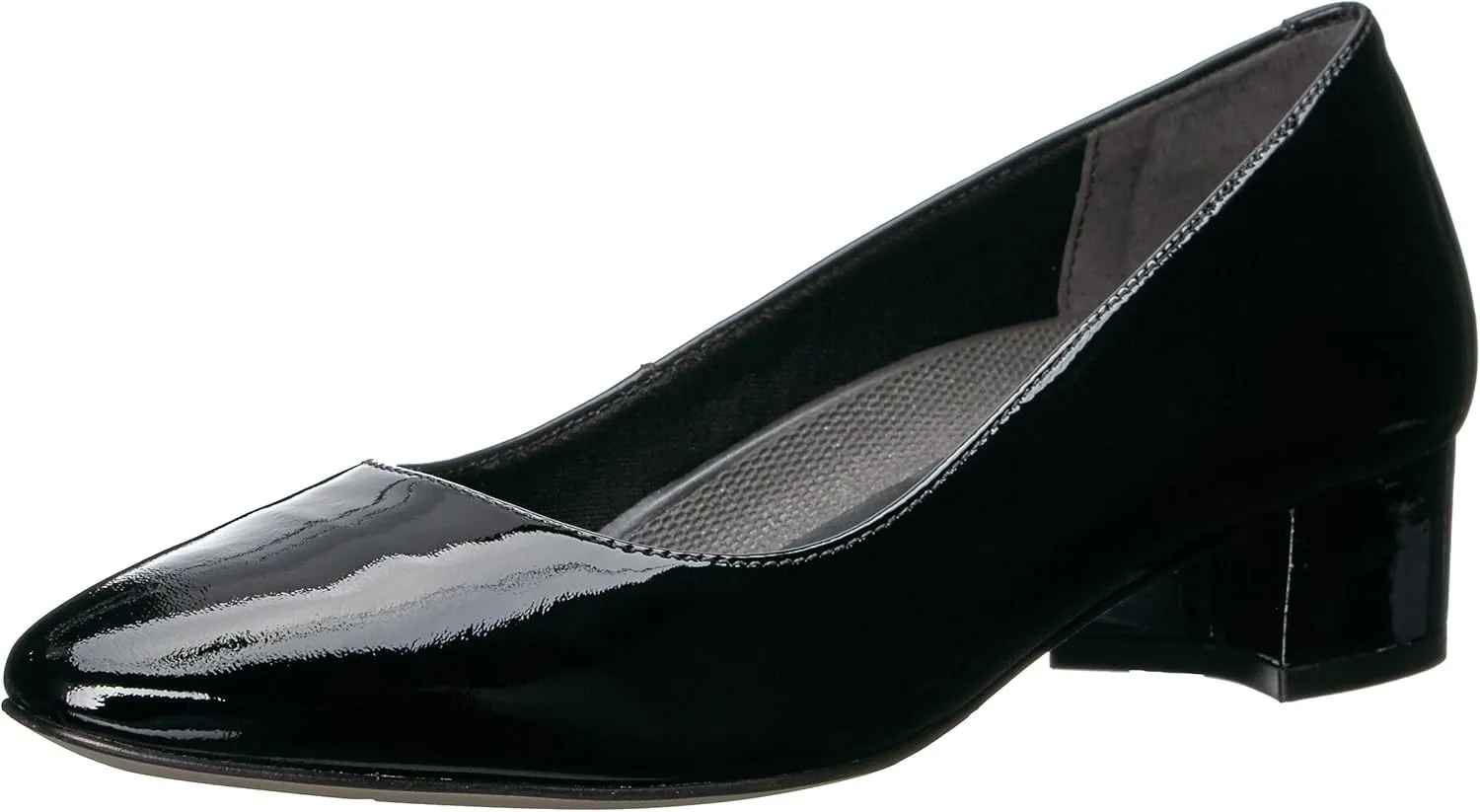 Walking Cradles Women's Heidi Pump, Black Patent Leather, 7.5 M US