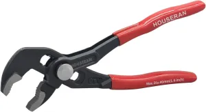 Water Pump Pliers, Slip Joint Pliers, 7 Inch Groove Joint Pliers, Wrench Pliers with Comfort Red Grips, CRV Tongue and Groove Pliers for Home Repair, Gripping, Nuts, Bolts, Pipe & Fittings