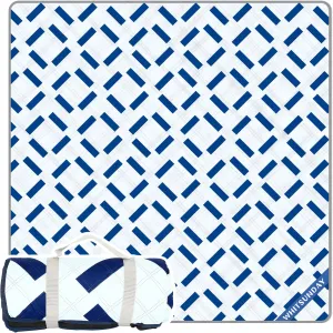 Whitsunday Picnic Blankets,Outdoor Beach Blanket, Picnic Mat Camping Blankets Waterproof Foldable for Spring Summer Camping, Beach, Park, Hiking(Square, 80 * 80)