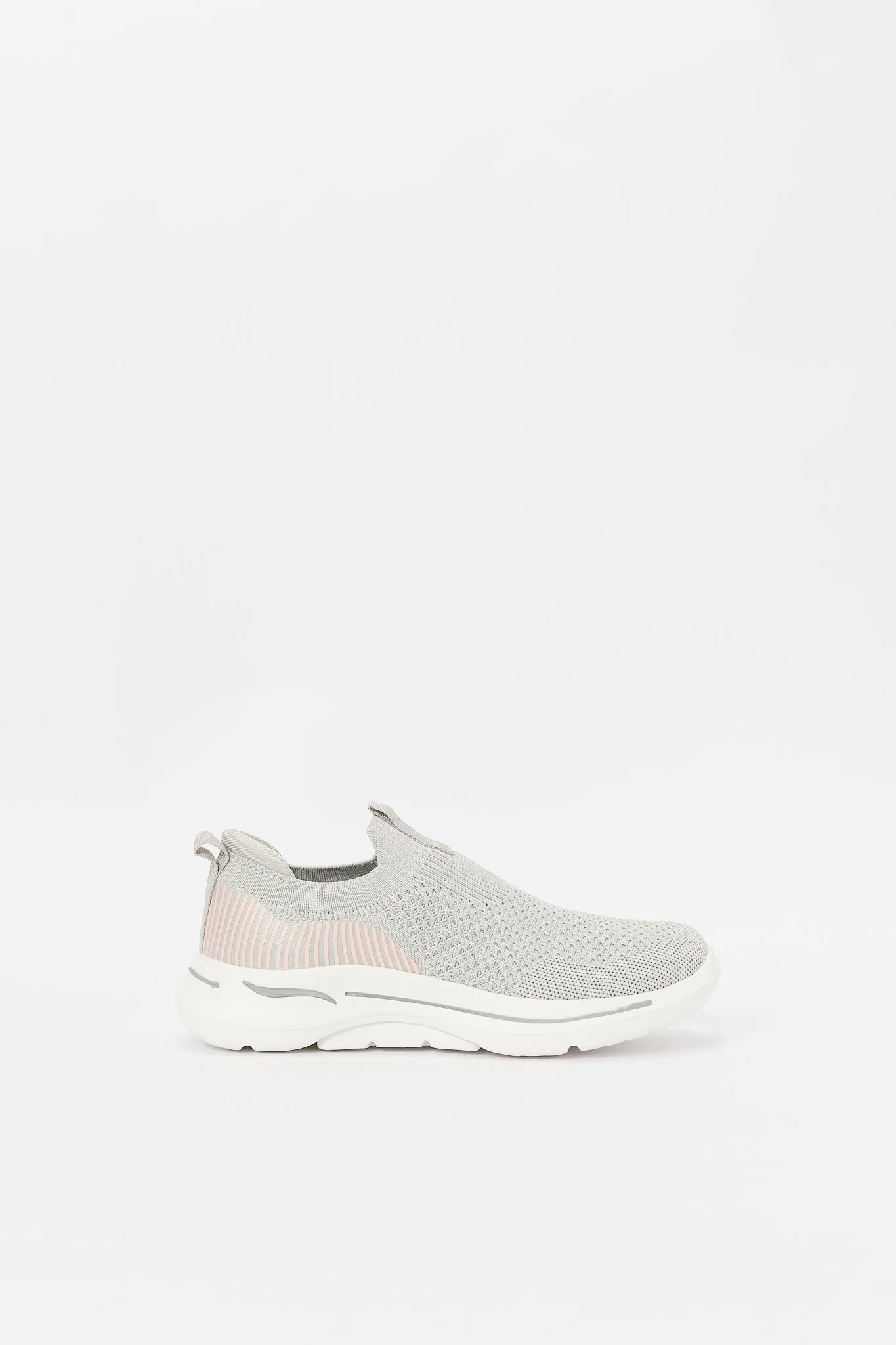 Women Grey Slip-On Sneaker
