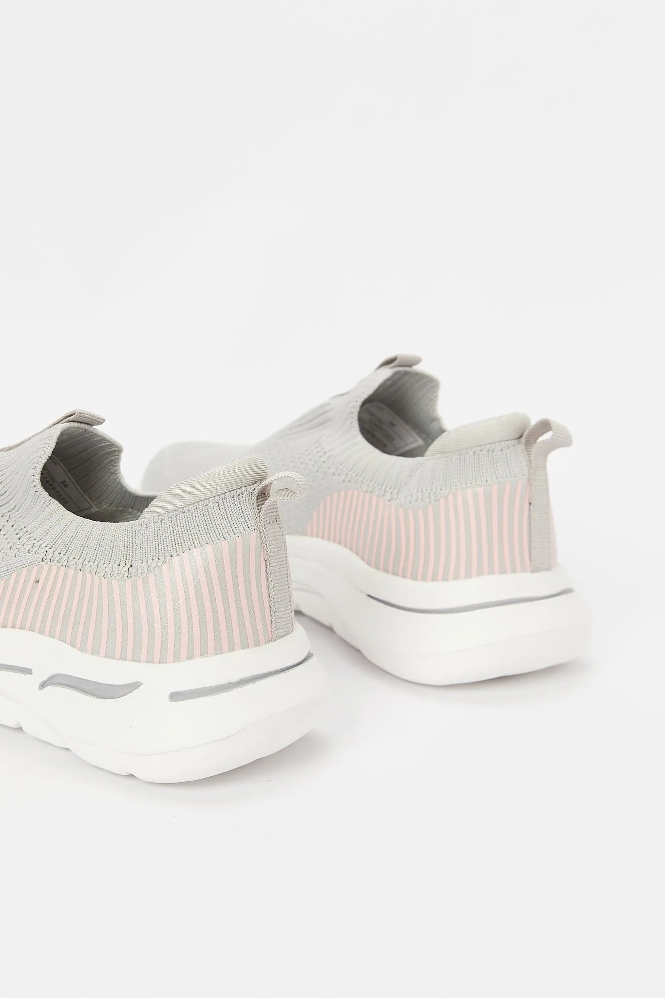 Women Grey Slip-On Sneaker