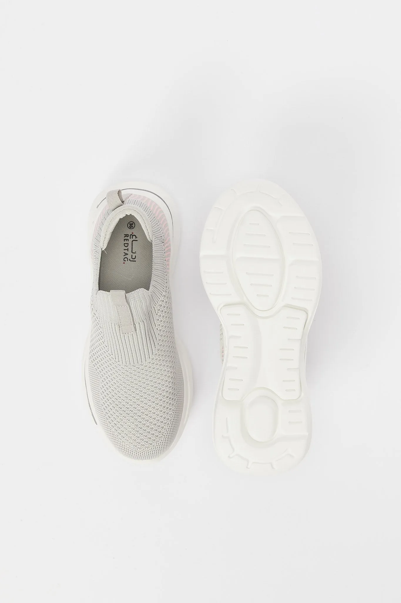 Women Grey Slip-On Sneaker