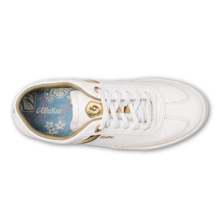 WOMEN'S OLUKAI HA'UPU SNEAKER | WHITE / WHITE