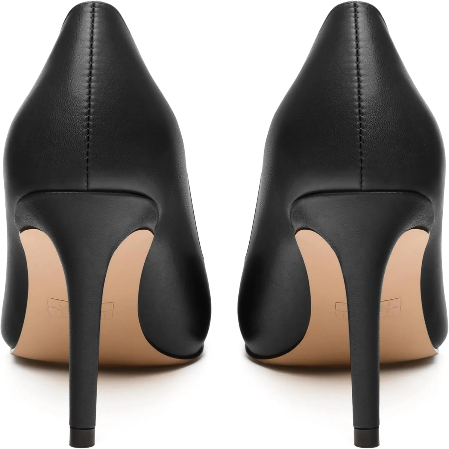 Women's Pumps, Pointed Toe Stiletto High Heels, Slip On Fashion Two Toned Patchwork Pump for Women