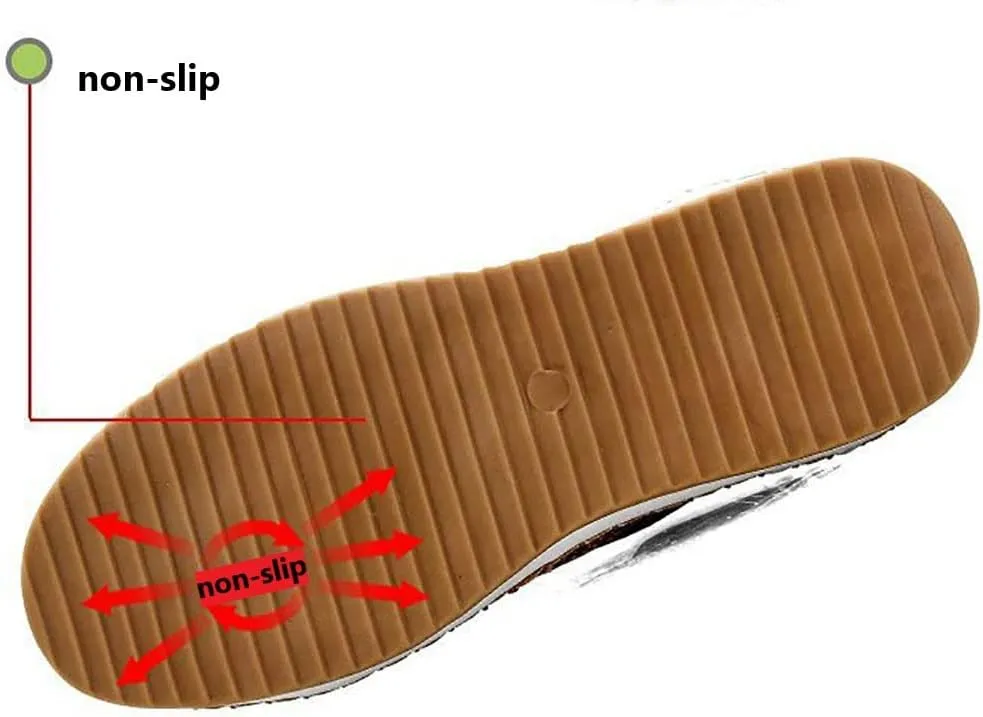 Women's Retro Casua Sneakers Garden Clogs Shoes Orthopedic Slip-On Shoes Walking Shoes Flat Casual Shoes