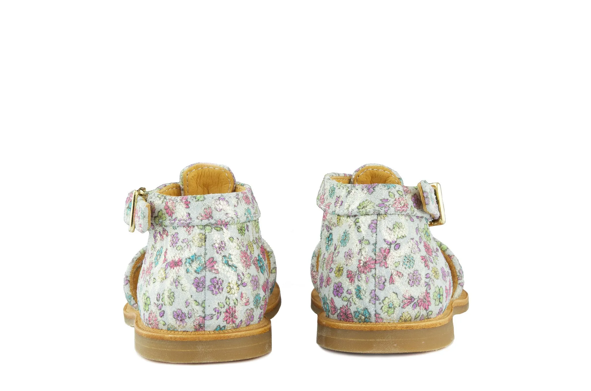 Zecchino Girls White Sandal with Flowers
